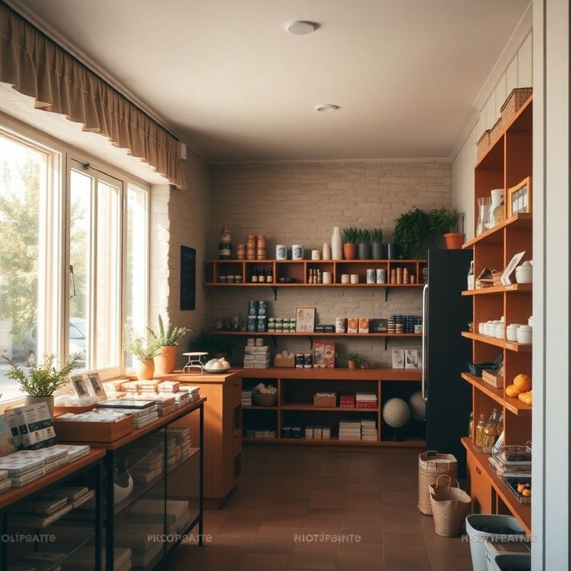 Stone-mint walls and timber shelving inside Riverside Co